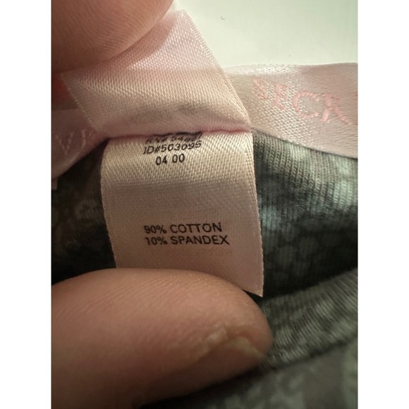 Victoria's Secret Animal Print Mini Dress In Grey Blue Size Large Vintage Y2K - Picture 5 of 5